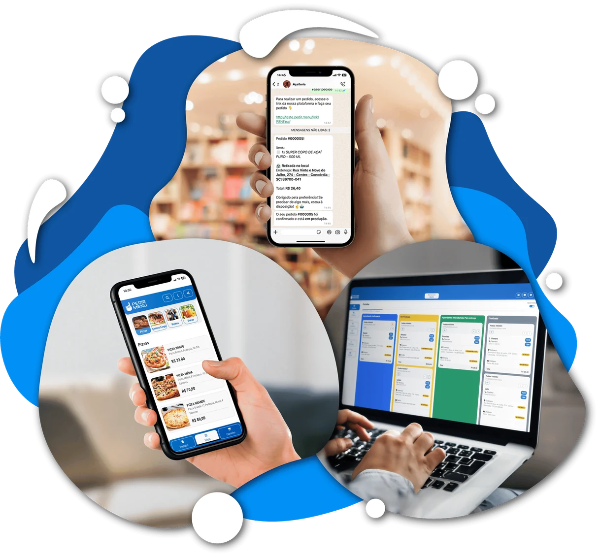 Solução para pedidos online